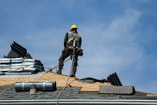 Professional Gutter Installation technician working in Garden Valley, ID